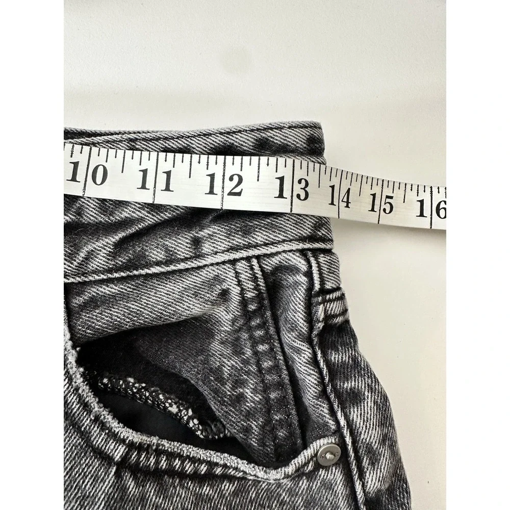 KanCan Wide Leg Jeans Women's Size 5/26 (27x32) Black Button Fly - Picture 6 of 8